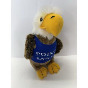 Bald Eagle Plush Logo Bear 12 Inch Point Eagles Removable Blue Shirt Stuffed